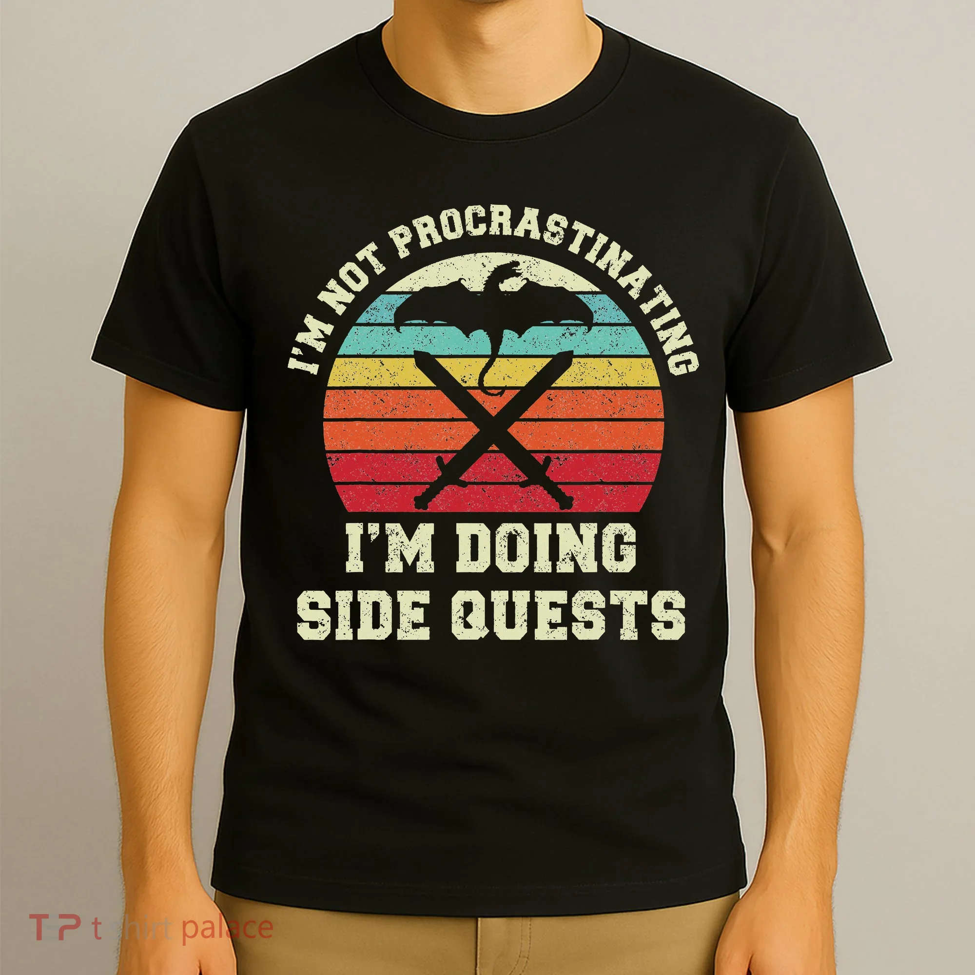 I'm Not Procrastinating I'm Doing Side Quests Gamer T-Shirt