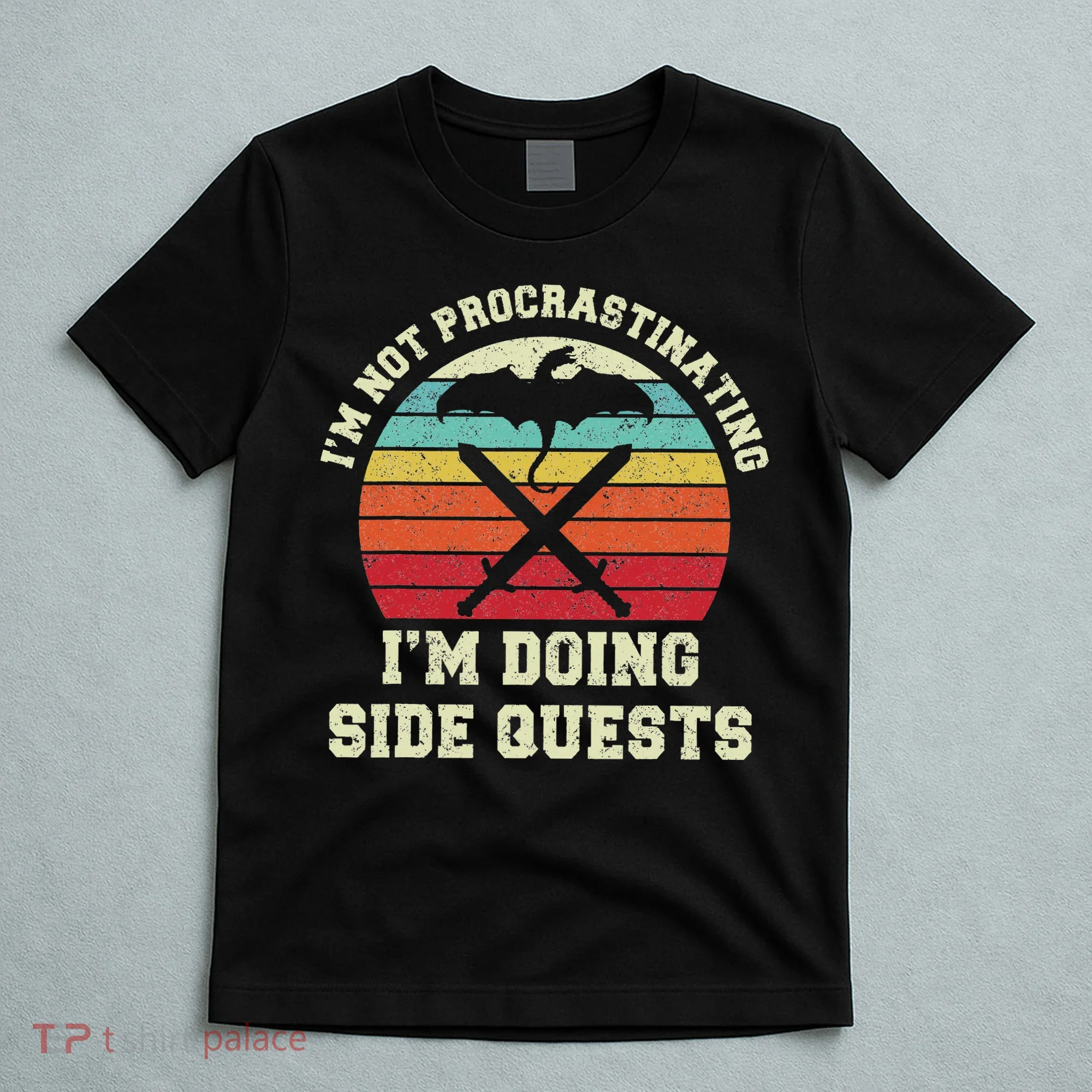 I'm Not Procrastinating I'm Doing Side Quests Gamer T-Shirt