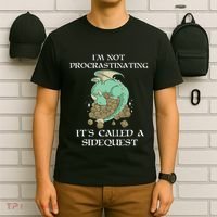 IM Not Procrastinating ItS Called A Side Quest T-Shirt thumb 6