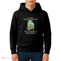 IM Not Procrastinating ItS Called A Side Quest Kids Hoodie thumb 4
