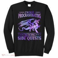 I'm Not Procrastinating I'm Doing Side Quests Dragons Master  Sweatshirt thumb 0