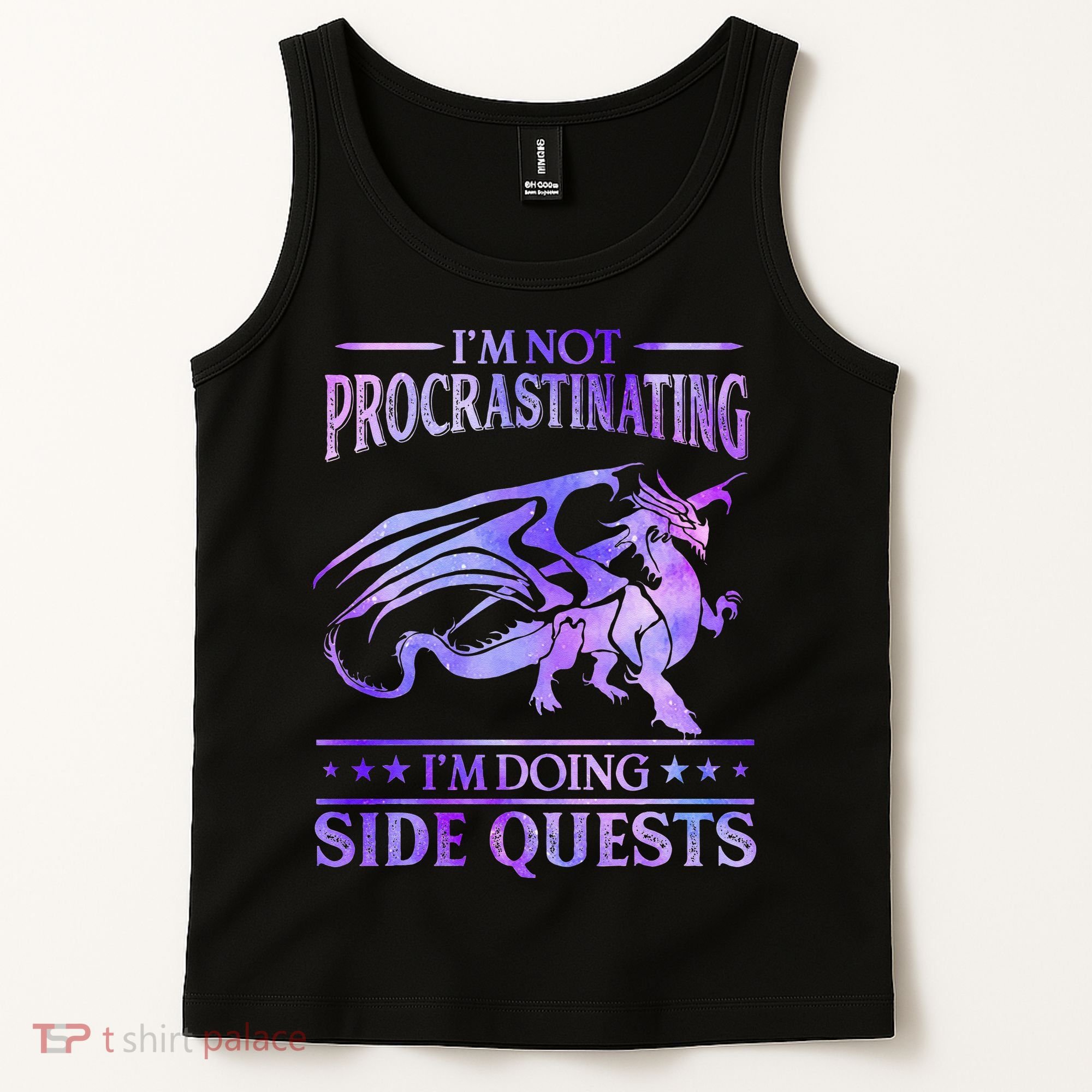 I'm Not Procrastinating I'm Doing Side Quests Dragons Master  Tank Top