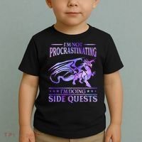 I'm Not Procrastinating I'm Doing Side Quests Dragons Master  Toddler T-Shirt thumb 2