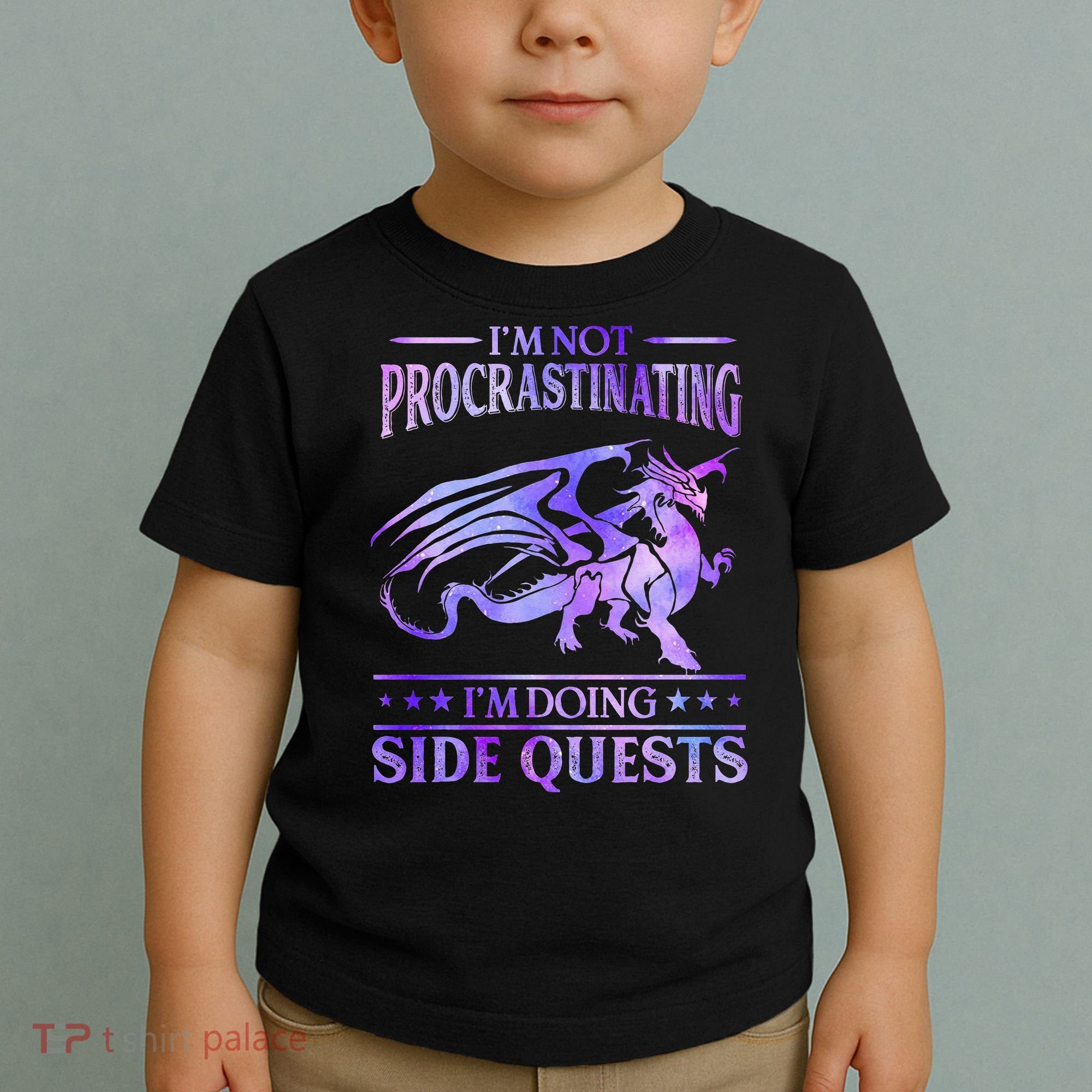 I'm Not Procrastinating I'm Doing Side Quests Dragons Master  Toddler T-Shirt