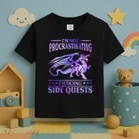 I'm Not Procrastinating I'm Doing Side Quests Dragons Master  Toddler T-Shirt thumb 3