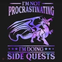 I'm Not Procrastinating I'm Doing Side Quests Dragons Master  Women's T-Shirt thumb 6