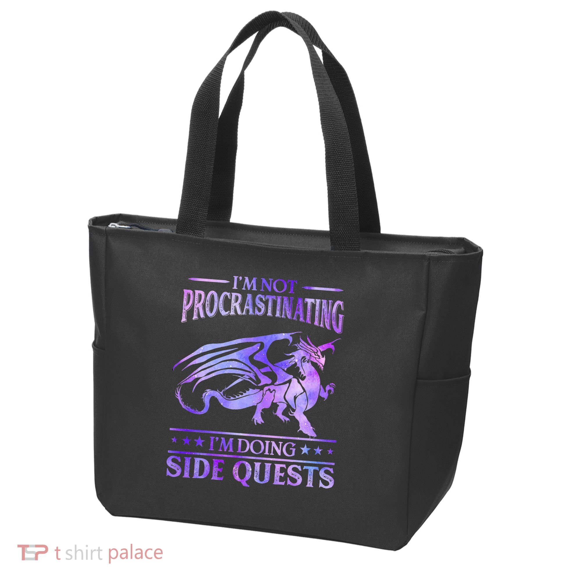 I'm Not Procrastinating I'm Doing Side Quests Dragons Master  Tote Bag