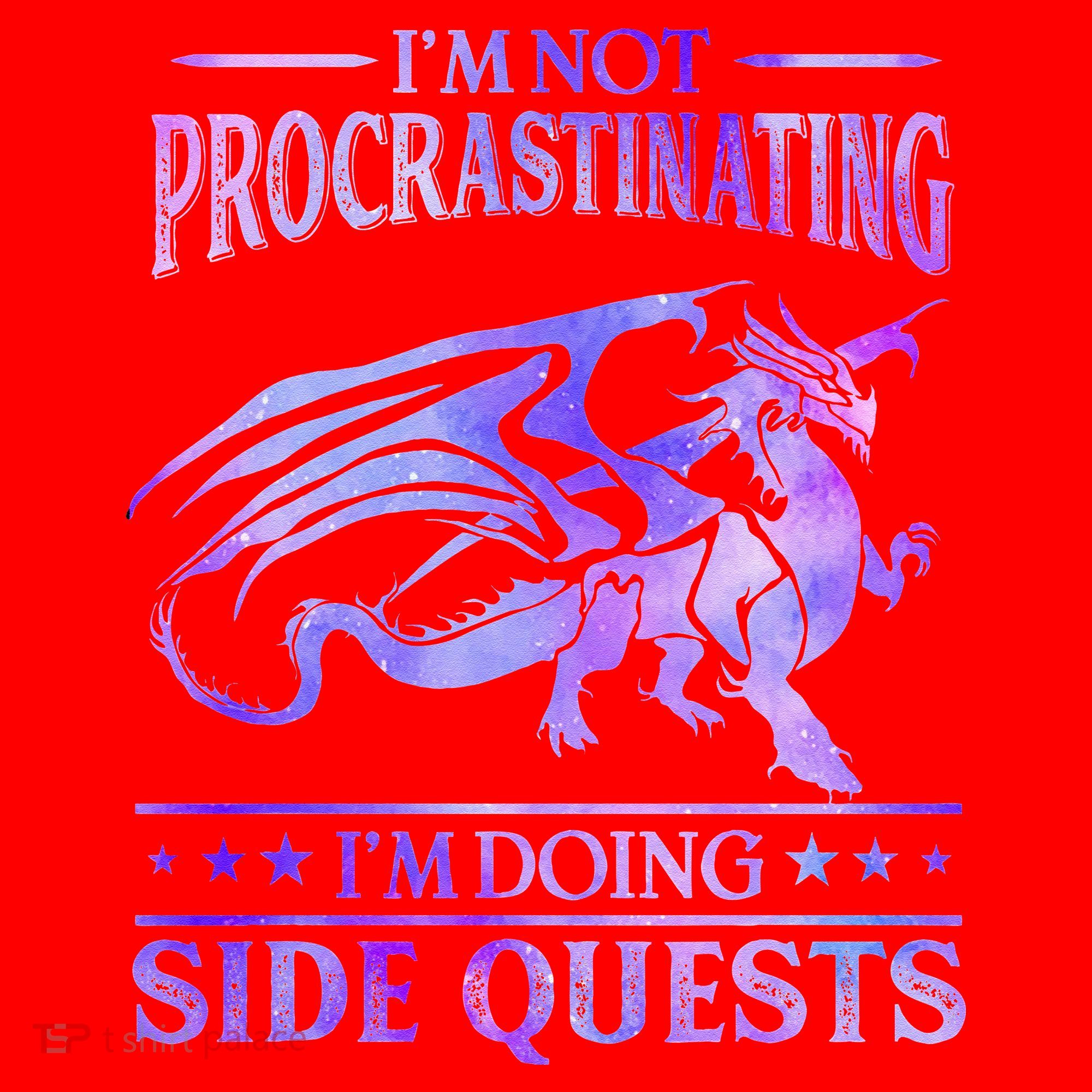 I'm Not Procrastinating I'm Doing Side Quests Dragons Master  Santa Hat