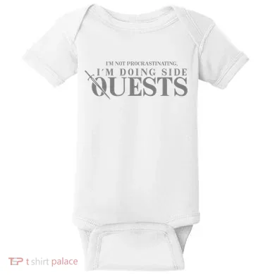 IM Not Procrastinating IM Doing Side Quests Baby Bodysuit
