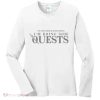 IM Not Procrastinating IM Doing Side Quests Women's Long Sleeve Shirt thumb 0