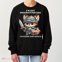 I'm Not Procrastinating I'm Doing Side Quests Gamer Women's Sweatshirt thumb 0