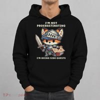 I'm Not Procrastinating I'm Doing Side Quests Gamer Hoodie thumb 0