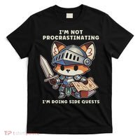 I'm Not Procrastinating I'm Doing Side Quests Gamer T-Shirt thumb 0