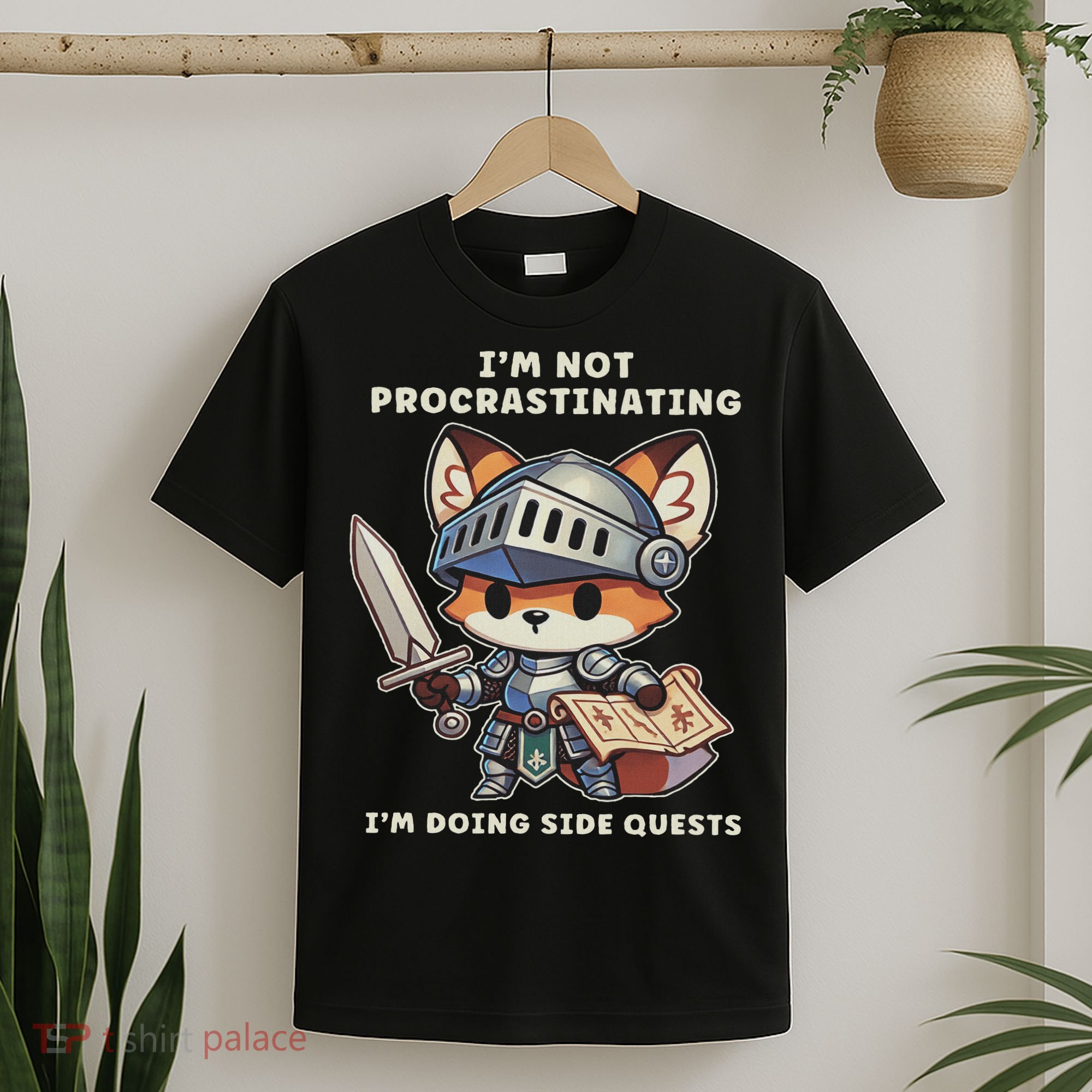 I'm Not Procrastinating I'm Doing Side Quests Gamer T-Shirt