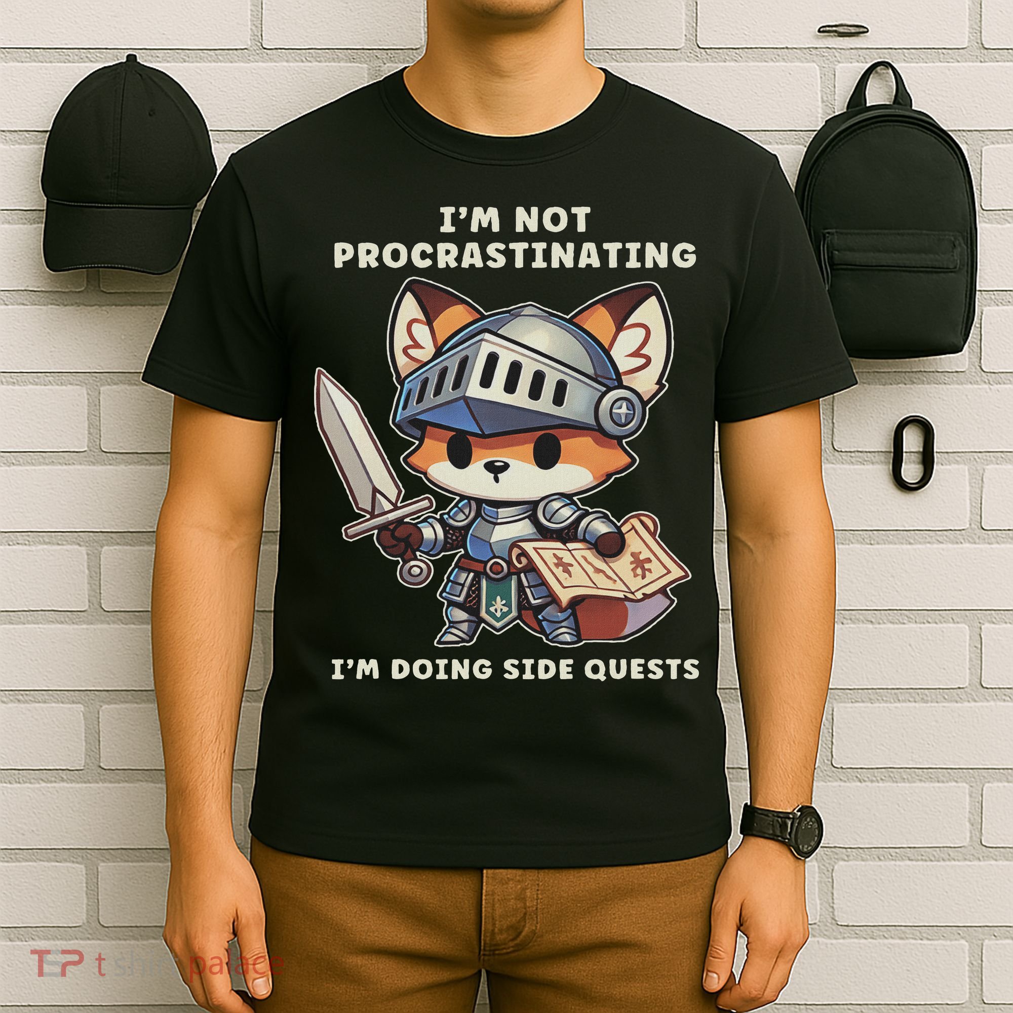 I'm Not Procrastinating I'm Doing Side Quests Gamer T-Shirt