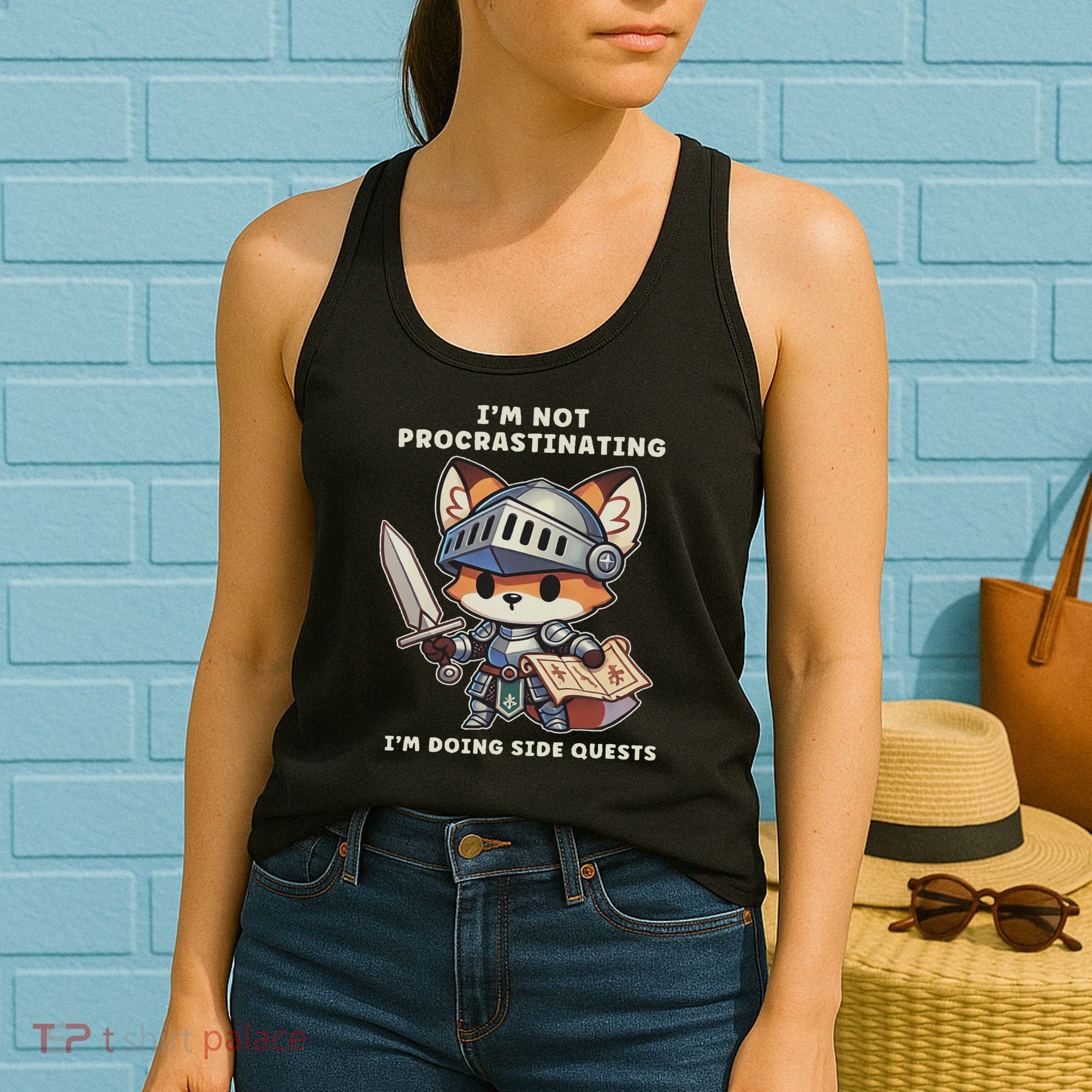 I'm Not Procrastinating I'm Doing Side Quests Gamer Women's Tank Top