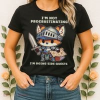 I'm Not Procrastinating I'm Doing Side Quests Gamer Women's T-Shirt thumb 2