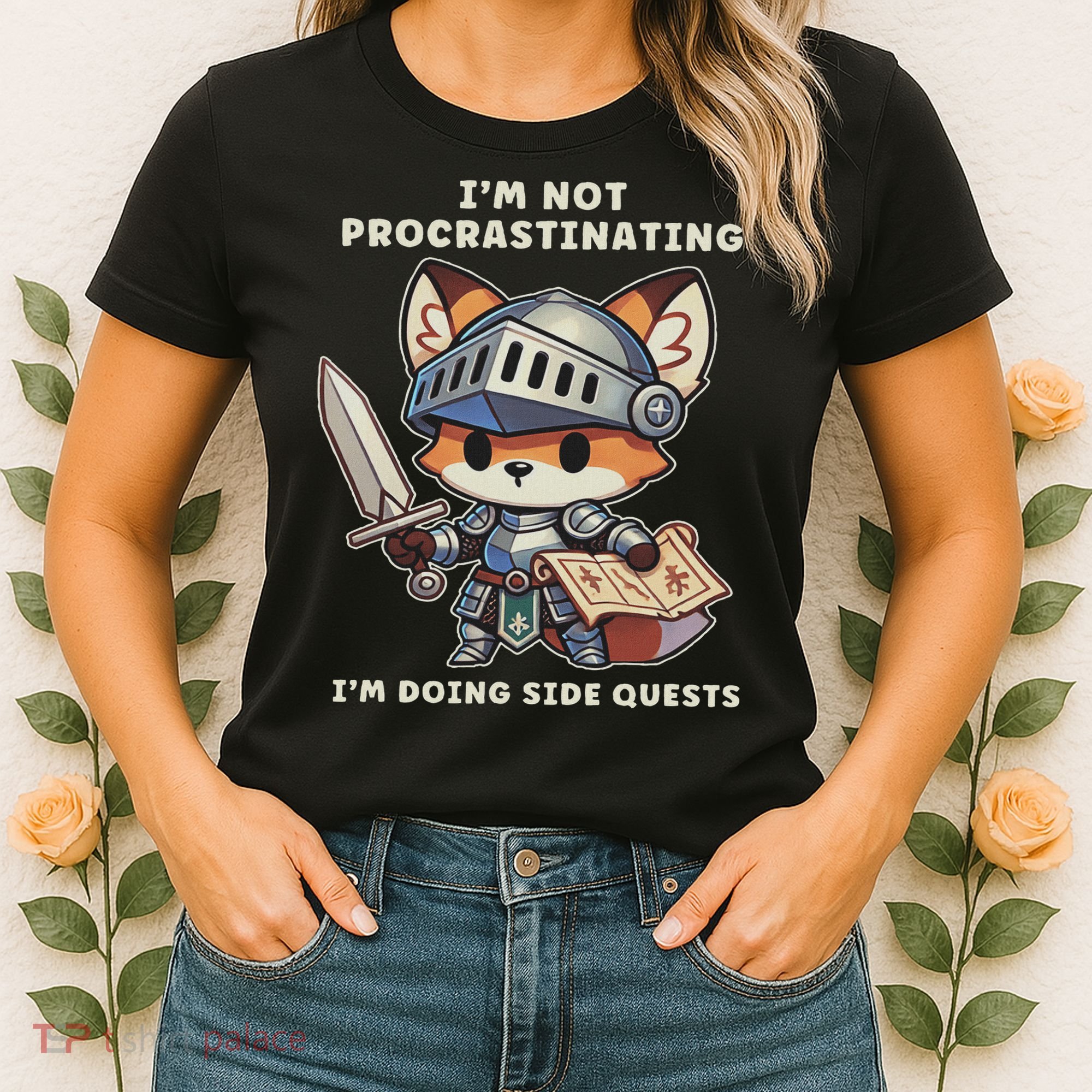 I'm Not Procrastinating I'm Doing Side Quests Gamer Women's T-Shirt