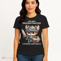 I'm Not Procrastinating I'm Doing Side Quests Gamer Women's T-Shirt thumb 4