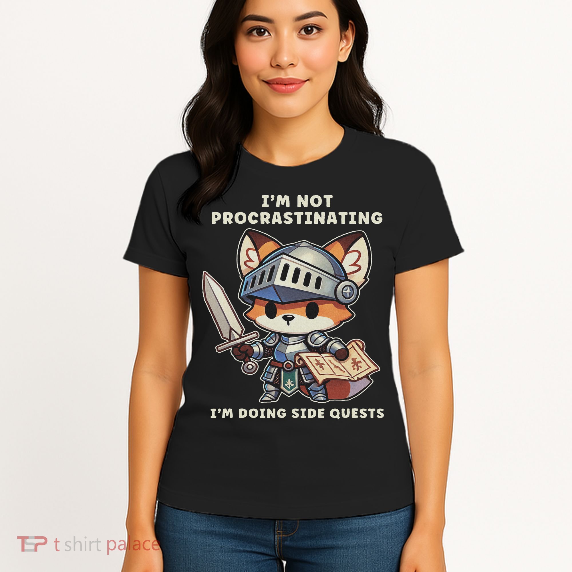 I'm Not Procrastinating I'm Doing Side Quests Gamer Women's T-Shirt