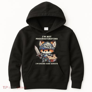 I'm Not Procrastinating I'm Doing Side Quests Gamer Kids Hoodie