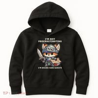 I'm Not Procrastinating I'm Doing Side Quests Gamer Kids Hoodie thumb 0