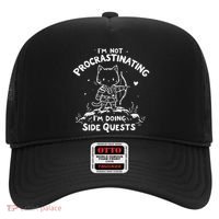 IM Not Procrastinating IM Doing Side Quests Funny Cats Hat thumb 0