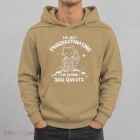 IM Not Procrastinating IM Doing Side Quests Funny Cats Hoodie thumb 0