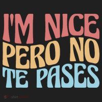 IM Nice Pero No Te Pases Funny Anglospanish Saying Beanie thumb 2
