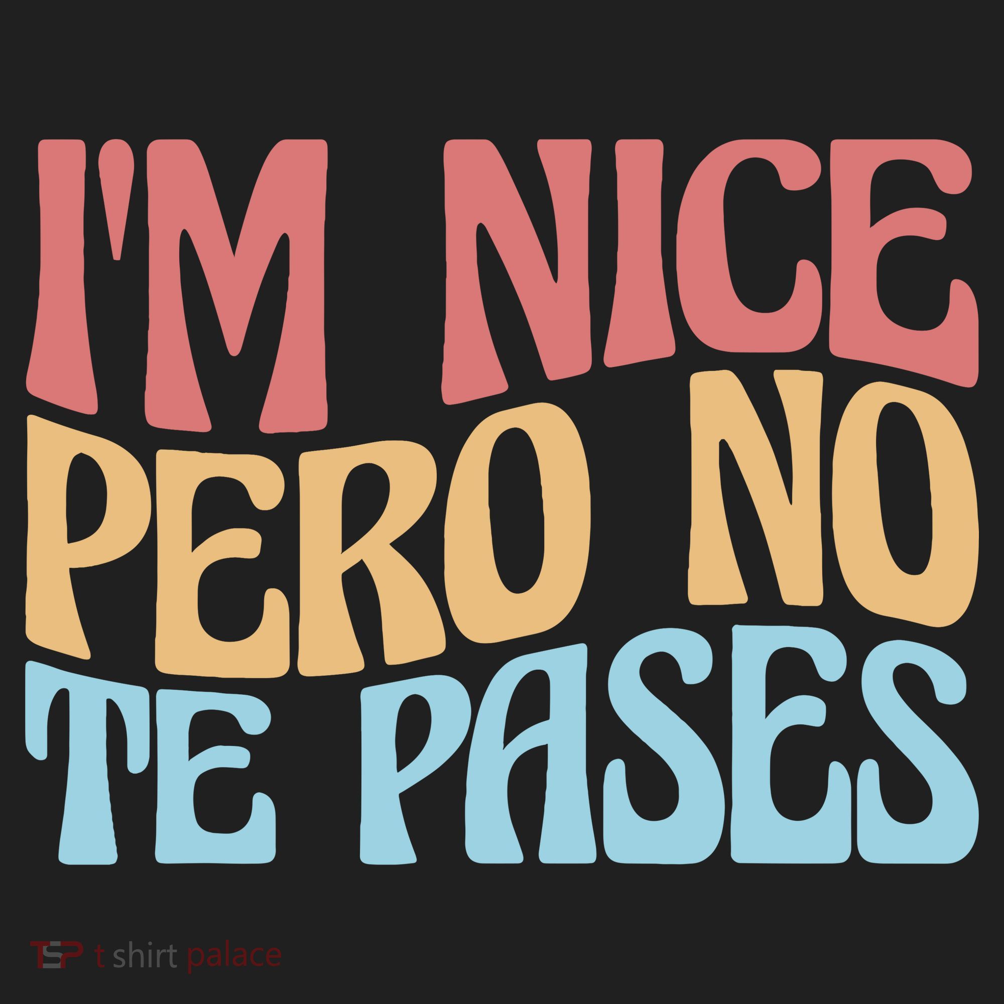 IM Nice Pero No Te Pases Funny Anglospanish Saying Beanie