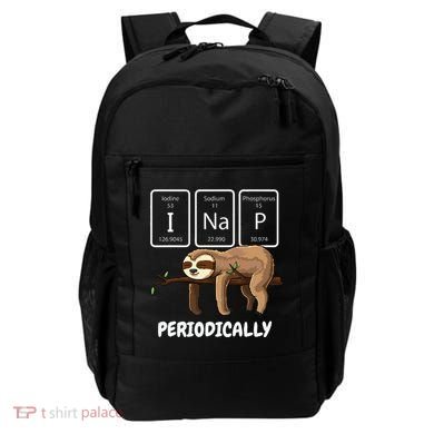 I Nap Periodically Science Sloth Periodic Table Elements Backpack