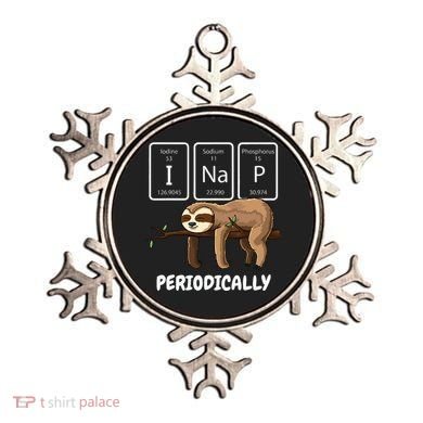 I Nap Periodically Science Sloth Periodic Table Elements Ornament