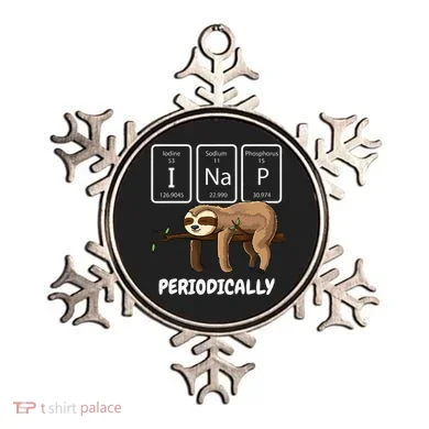 I Nap Periodically Science Sloth Periodic Table Elements Ornament
