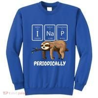 I Nap Periodically Science Sloth Periodic Table Elements Sweatshirt thumb 0