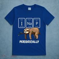 I Nap Periodically Science Sloth Periodic Table Elements T-Shirt thumb 5