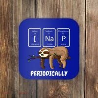 I Nap Periodically Science Sloth Periodic Table Elements Coaster thumb 0