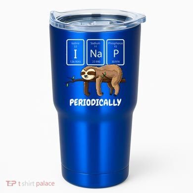 I Nap Periodically Science Sloth Periodic Table Elements Tumbler