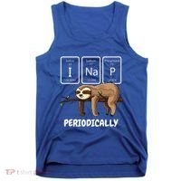 I Nap Periodically Science Sloth Periodic Table Elements Tank Top thumb 0