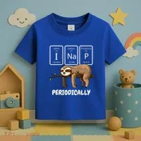 I Nap Periodically Science Sloth Periodic Table Elements Toddler T-Shirt thumb 3