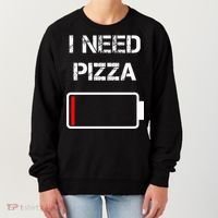 I Need Pizza Italian Food Pizza Lover Funny Pizza Women's Sweatshirt thumb 0