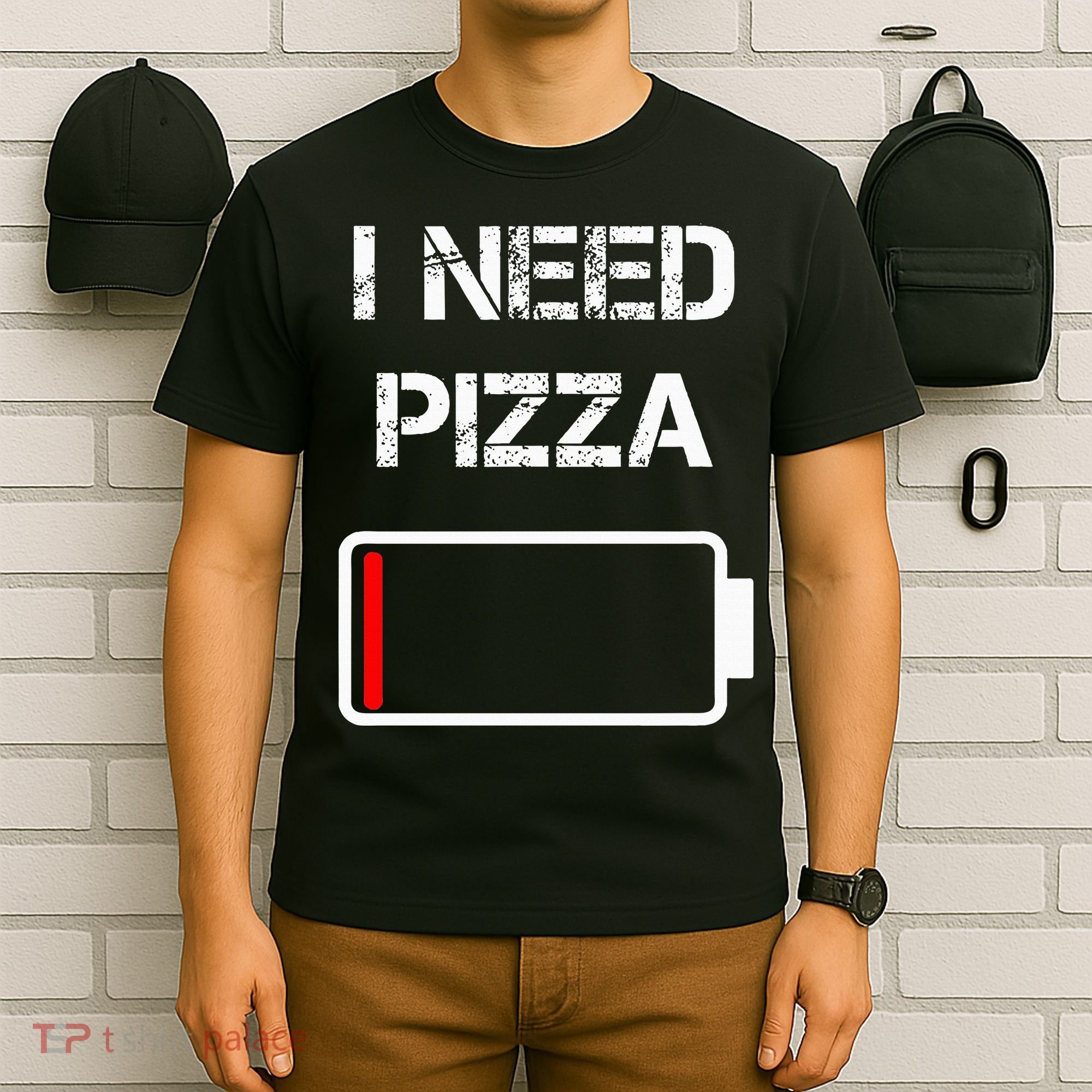 I Need Pizza Italian Food Pizza Lover Funny Pizza T-Shirt
