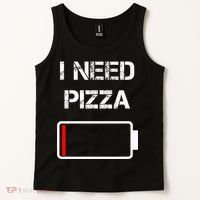 I Need Pizza Italian Food Pizza Lover Funny Pizza Tank Top thumb 2