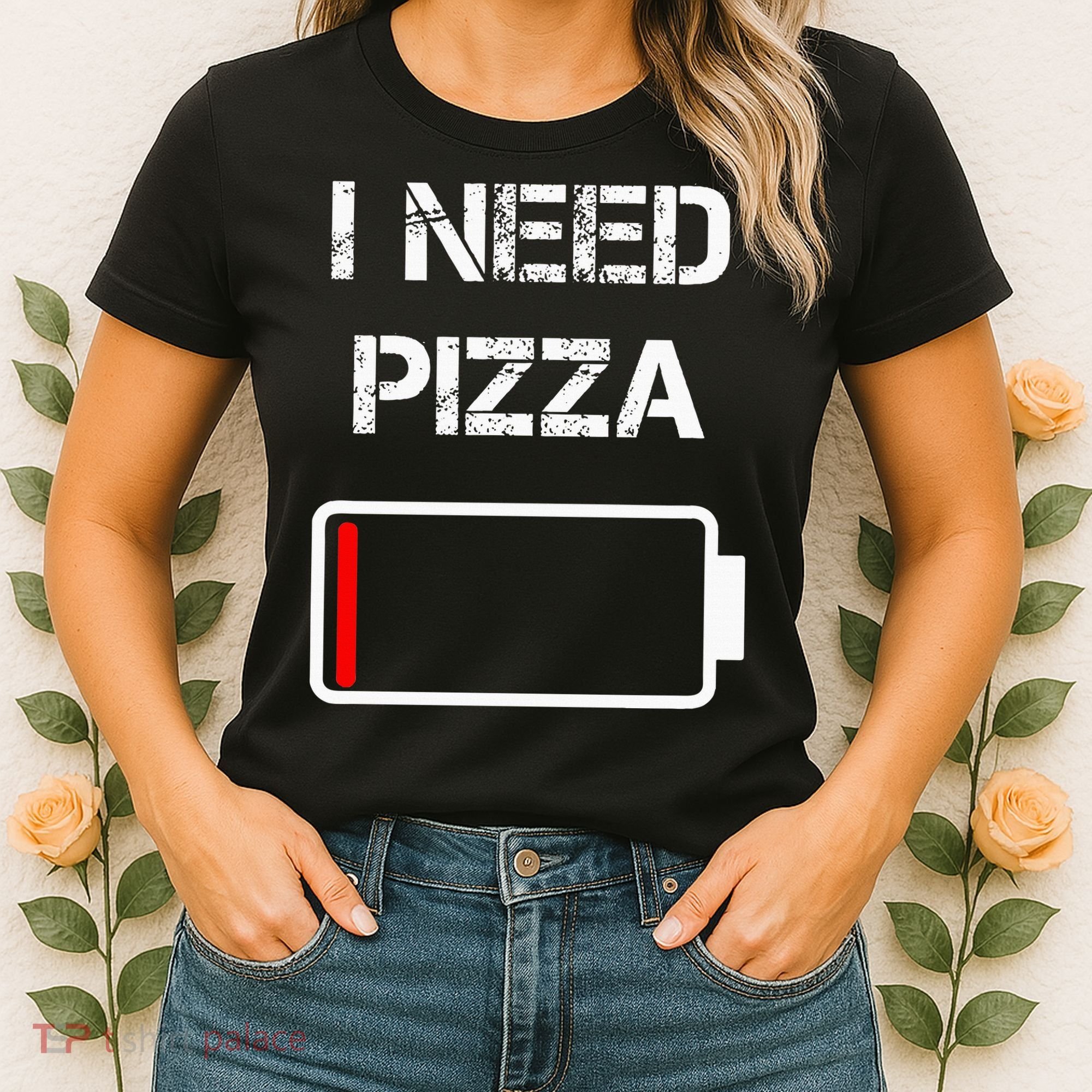I Need Pizza Italian Food Pizza Lover Funny Pizza Women's T-Shirt