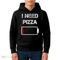 I Need Pizza Italian Food Pizza Lover Funny Pizza Kids Hoodie thumb 4
