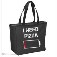 I Need Pizza Italian Food Pizza Lover Funny Pizza Tote Bag thumb 2