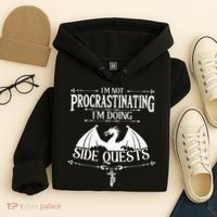 IM Not Procrastinating IM Doing Side Quests Rpg Gamers Hoodie thumb 4