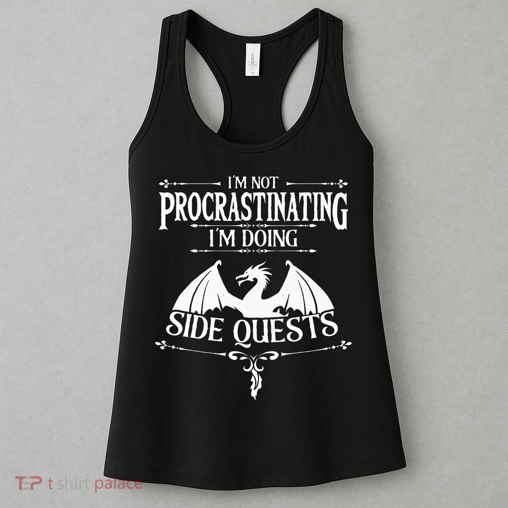 IM Not Procrastinating IM Doing Side Quests Rpg Gamers Women's Tank Top