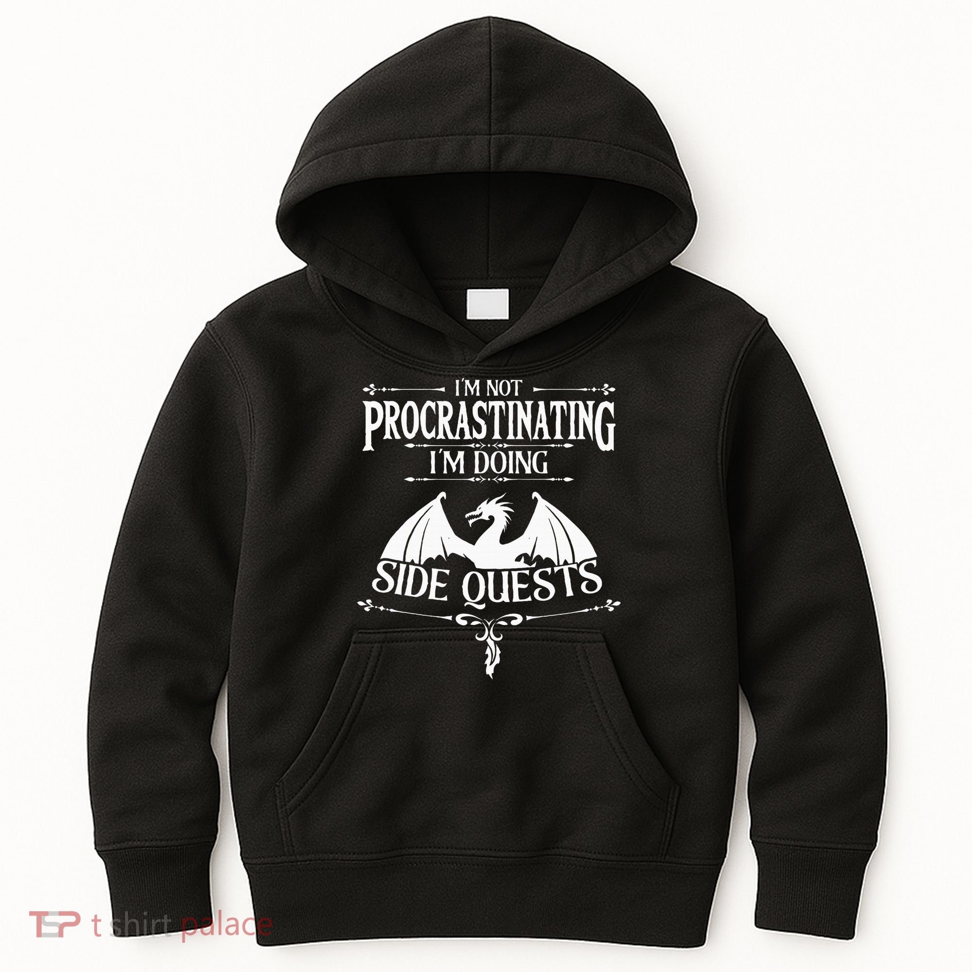 IM Not Procrastinating IM Doing Side Quests Rpg Gamers Kids Hoodie