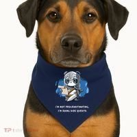 I'm Not Procrastinating I'm Doing Side Quests USA-Made Doggie Bandana thumb 1