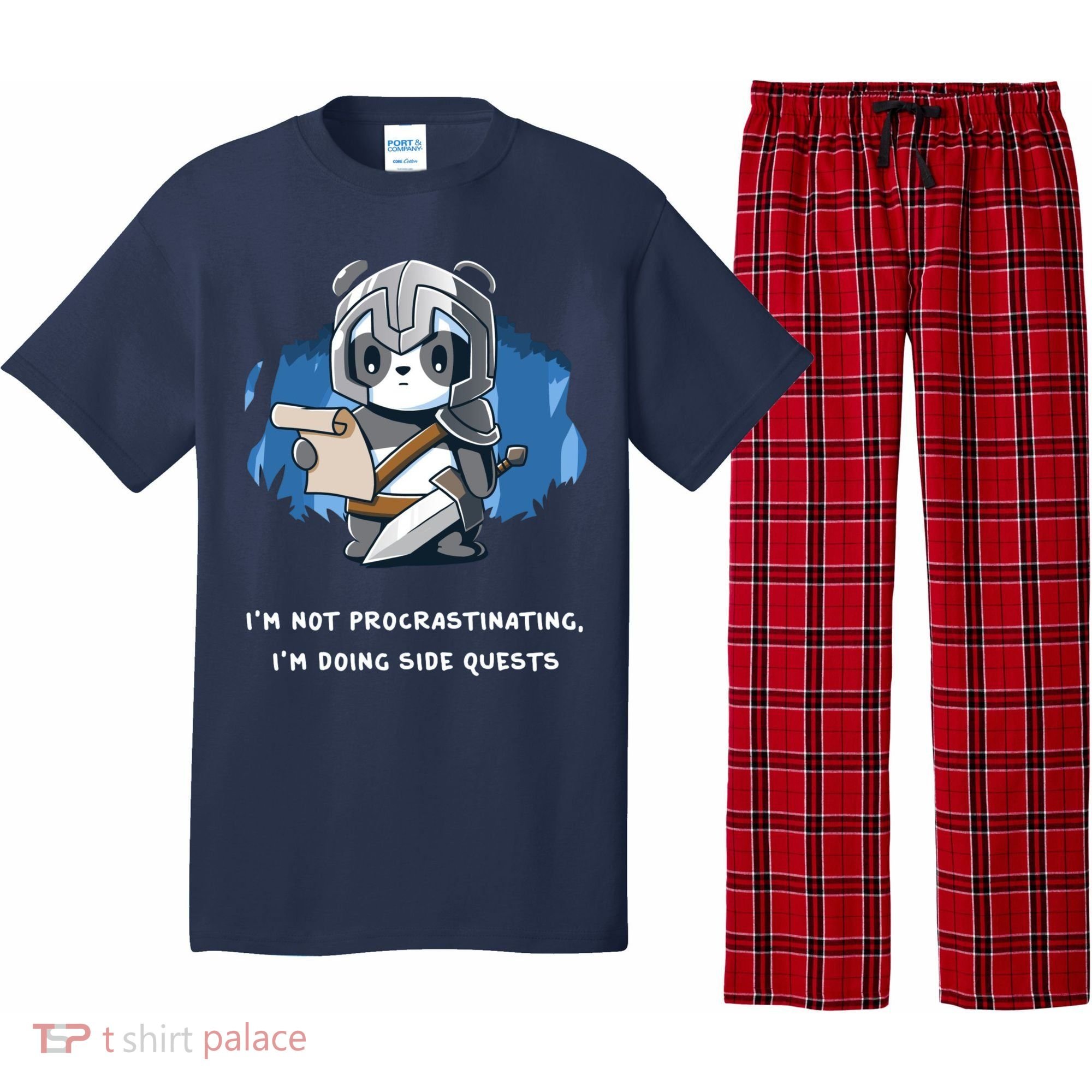 I'm Not Procrastinating I'm Doing Side Quests Pajama Set